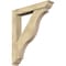 Ekena Millwork Funston Traditional Rough Sawn Bracket w/ Offset Brace, Douglas Fir, 6"W x 34"D x 40"H BKT0604X34X40FST01RDF - alternate 1